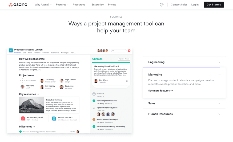 As imagens podem ser usadas para mostrar um produto ou serviço.